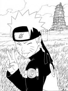 Naruto, protagonista del manga.