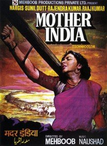 Cartel publicitario de “Mother India” (1957).