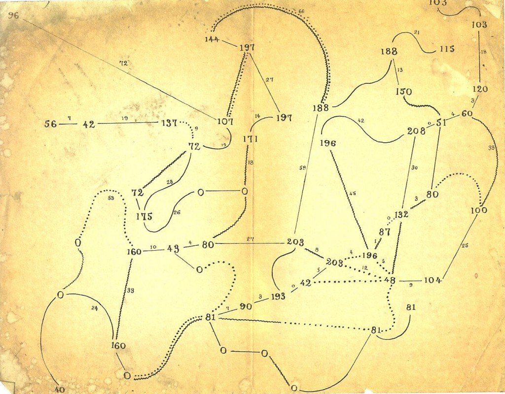 Toshi Ichiyanagi, Music for Electric Metronome, partitura, abril de 1960.