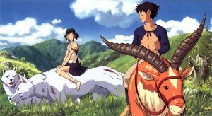 Fotograma de La Princesa Mononoke.