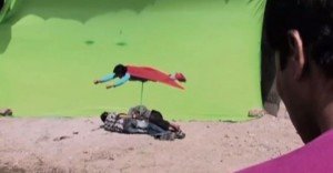 Escena del rodaje de Superman de Nashir.