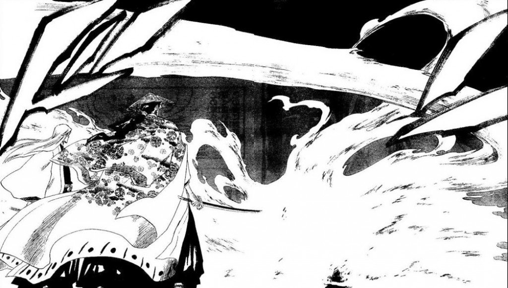 Escena de lucha posterior al diálogo y la introspección psicológica.