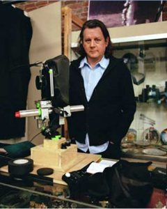 Jeff Wall en su estudio. Vancouver, 2009.