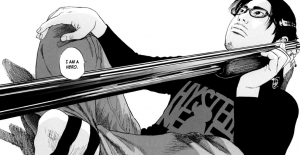 Imagen del protagonista, Hideo Suzuki.