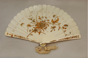 Abanico de marfil para la exportación.