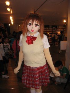Animegao en el Kyoto International Manga Summit.