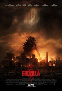 Cartel de Godzilla.