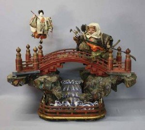 Enfrentamiento entre Ushiwaka-maru y Benkei.