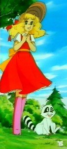 Captura de imagen de la serie Candy Candy en su emisión en Telecinco.