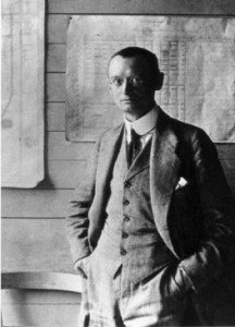 Retrato de Bruno Taut.