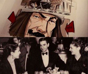 Fotogramas del prólogo en los que pueden verse los recursos utilizados.