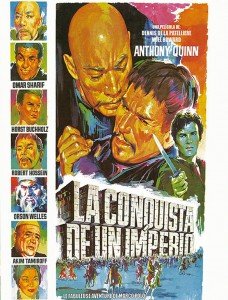 Cartel de La conquista de un imperio (fuente: filmin.com, donde también puede alquilarse la película).