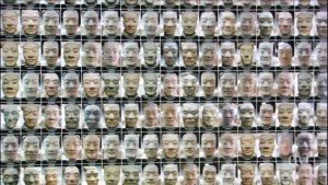 Diferentes expresiones faciales de los soldados de terracota.