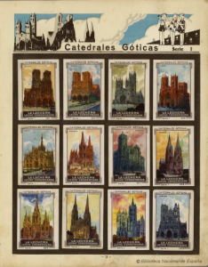 Serie de cromos sobre catedrales góticas.*