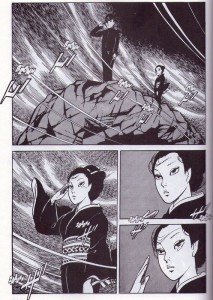 Ejemplo de una de las páginas del manga, donde podemos ver a la protagonista, Tsuru.