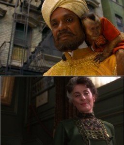 Ram Dass y Miss Minchin, antagonistas de la película.