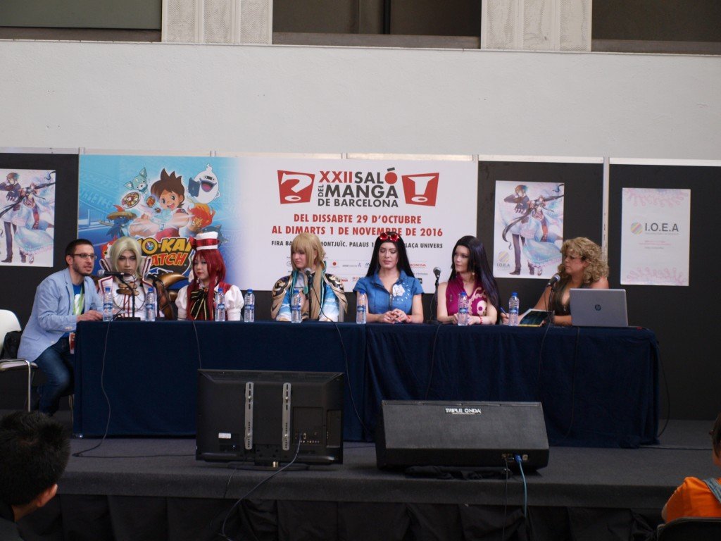 Imagen de uno de los encuentros con cosplayers. 