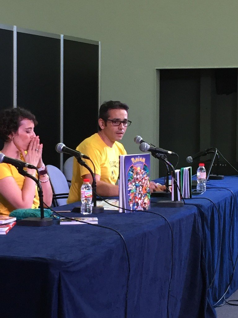 Comienzo de la presentación de Norma Editorial (fotografía cedida por José Andrés Santiago).