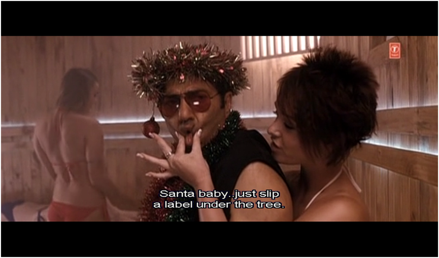 Fotograma de la película en el que vemos al protagonista en la sauna.