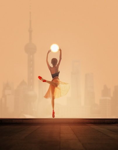 Instantánea de la ciudad de Shanghái.