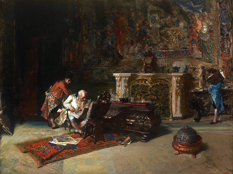El coleccionista de estampas, Mariano Fortuny, 1863